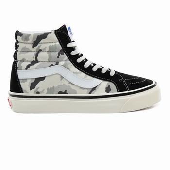 Női Vans Anaheim Factory Sk8-Hi 38 DX Magasszárú Cipő VA1783052 Camo/Szürke